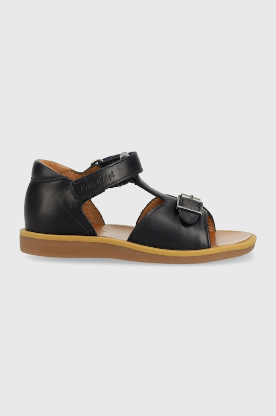 Dječje kožne sandale Pom D'api mornarsko plava O1CLAA04R1.24.27