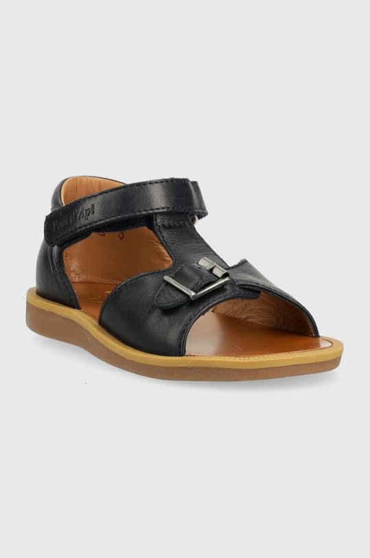 Pom D'api sandale din piele pentru copii O1CLAA04R1.24.27 bleumarin SS23