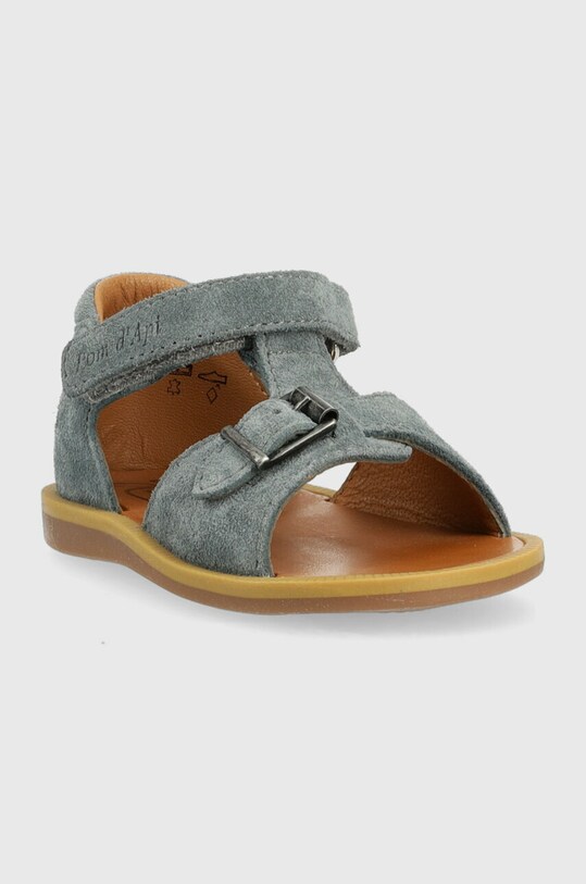 Pom D'api sandale din piele intoarsa pentru copii O1CLAE0402.19.23 albastru SS23