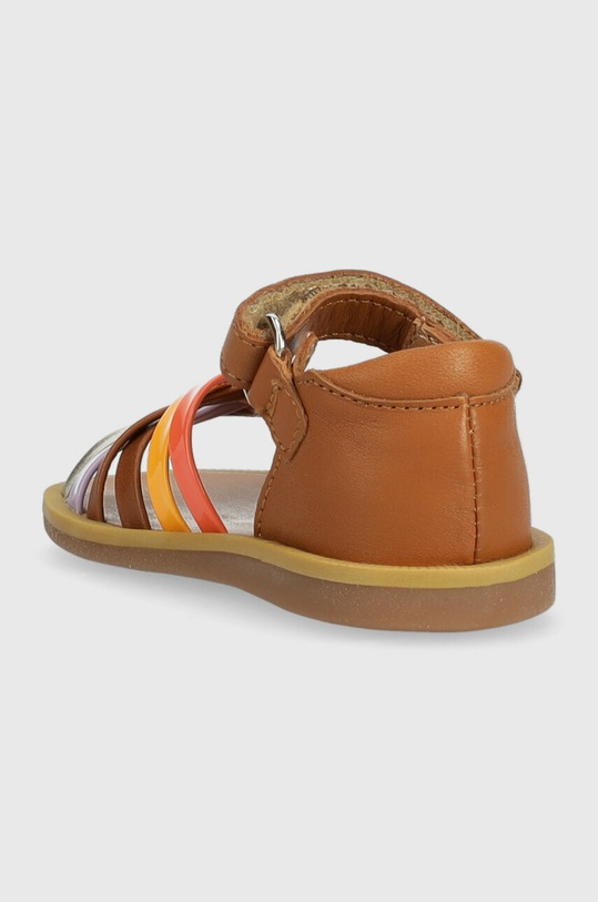 Chłopiec Pom D'api sandały skórzane dziecięce O1CSAA0401.19.23 brązowy