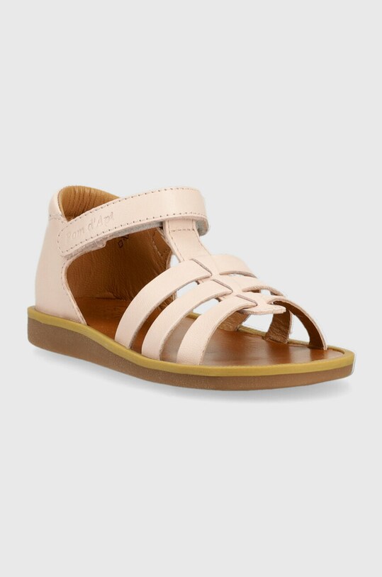 Pom D'api sandale din piele pentru copii O1CZAA04R3.24.27 roz SS23