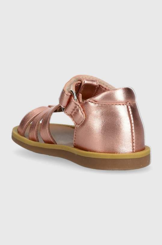 Αγορίστικα Παιδικά δερμάτινα σανδάλια Pom D'api O1CZAB0401.19.23 ροζ