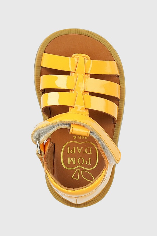 Pom D'api sandale din piele pentru copii portocaliu O1CZAG0403.19.23