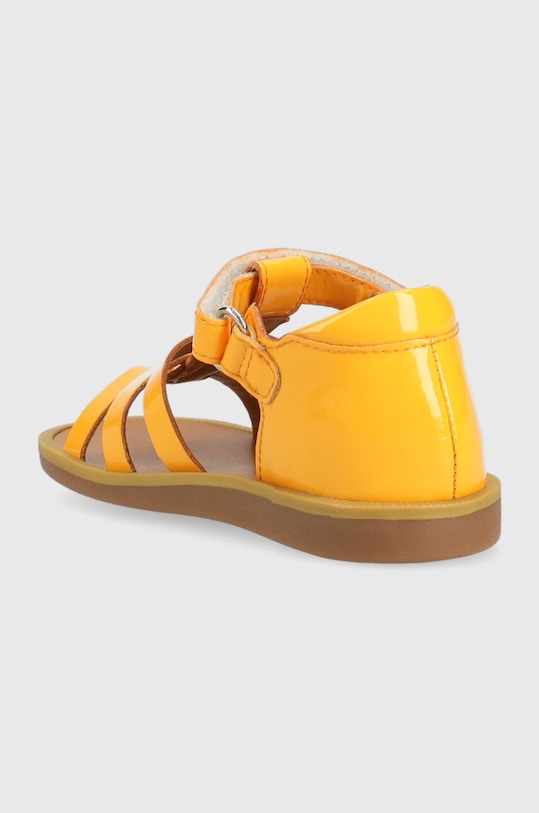 CHLAPEC Dětské kožené sandály Pom D'api O1CZAG0403.24.27 oranžová