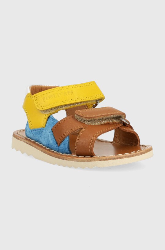 Pom D'api sandały skórzane dziecięce O1EBBZ0401.19.23 multicolor SS23