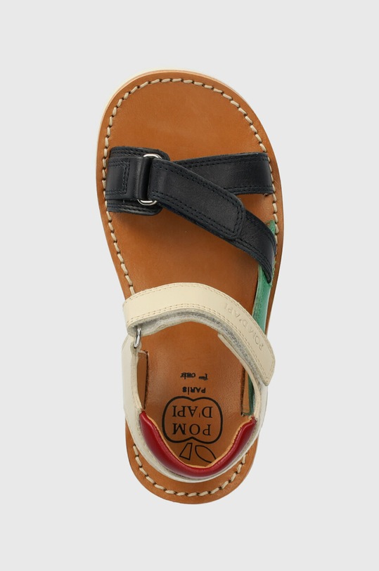 Pom D'api sandale din piele pentru copii multicolor O1EBAA0402.28.30