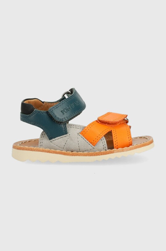 Pom D'api sandale din piele pentru copii Planet friendly multicolor O1EBCK0403.19.23