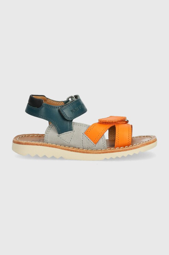 Pom D'api sandale din piele pentru copii Planet friendly multicolor O1EBCK0403.24.27