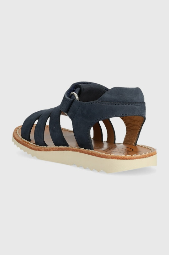 Αγορίστικα Σανδάλια σουέτ για παιδιά Pom D'api O1ECAC0401.24.27 σκούρο μπλε
