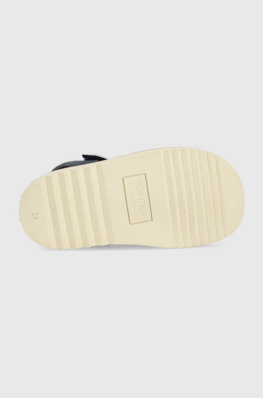 Σανδάλια σουέτ για παιδιά Pom D'api O1ECAC0401.24.27 σκούρο μπλε