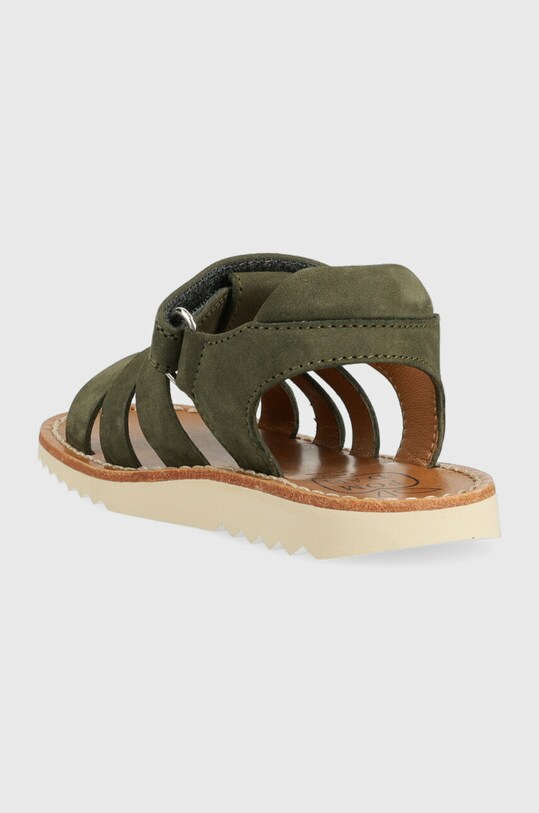 Chlapec Detské semišové sandále Pom D'api O1ECAC0403.24.27 zelená