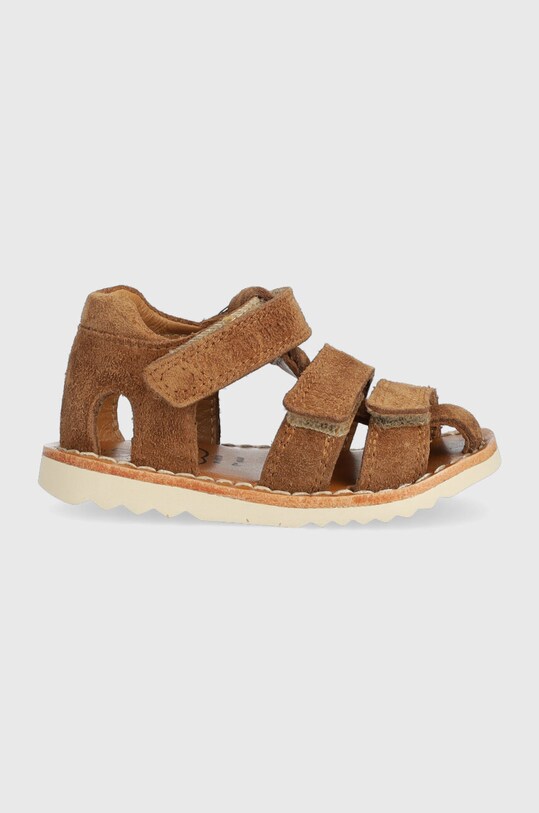 Pom D'api sandale din piele intoarsa pentru copii Produs pentru bebe maro O1EFAE0401.19.23