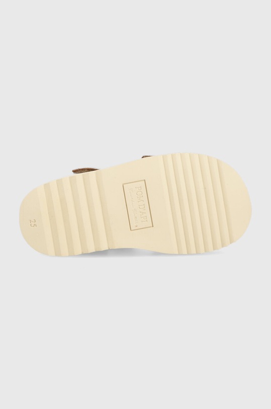 Pom D'api sandale din piele intoarsa pentru copii O1EFAE0401.24.27 maro