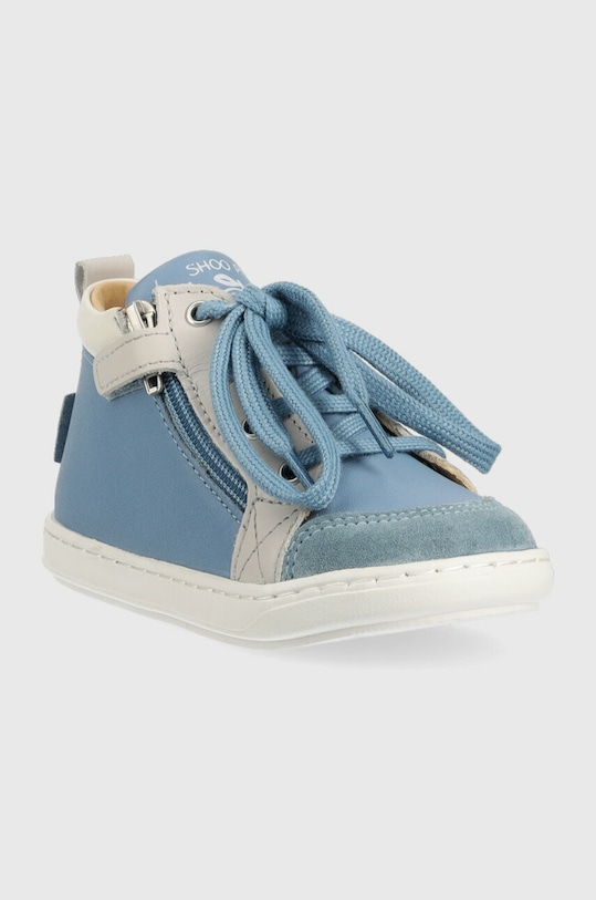 Dětské kožené polobotky Shoo Pom O4DBAB0403 modrá SS23