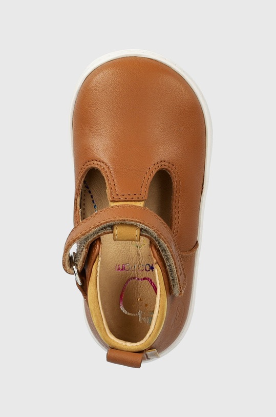 Shoo Pom sandale din piele pentru copii maro O4DQAA04R1.19.23