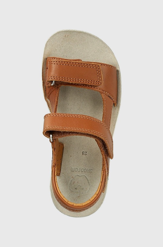 Детски сандали от кожа Shoo Pom кафяв O4PAAT04R2.28.34