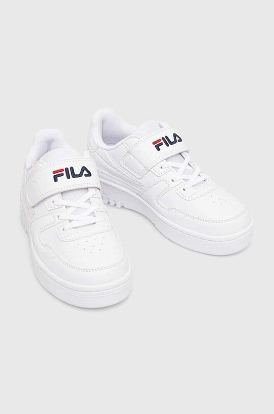Παιδικά αθλητικά παπούτσια Fila FXVENTUNO VELCRO FFK0012 λευκό SS24