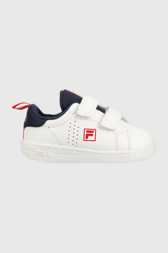 Fila sneakersy dziecięce FFK0113 CROSSCOURT 2 NT velcro imitacja skóry licowej biały FFK0113