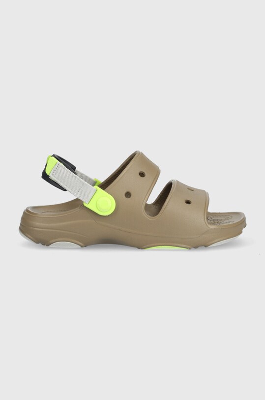 Crocs klapki dziecięce CLASSIC ALL-TERRAIN SANDAL syntetyczny brązowy 207707.CROCS.CLASSIC.AL