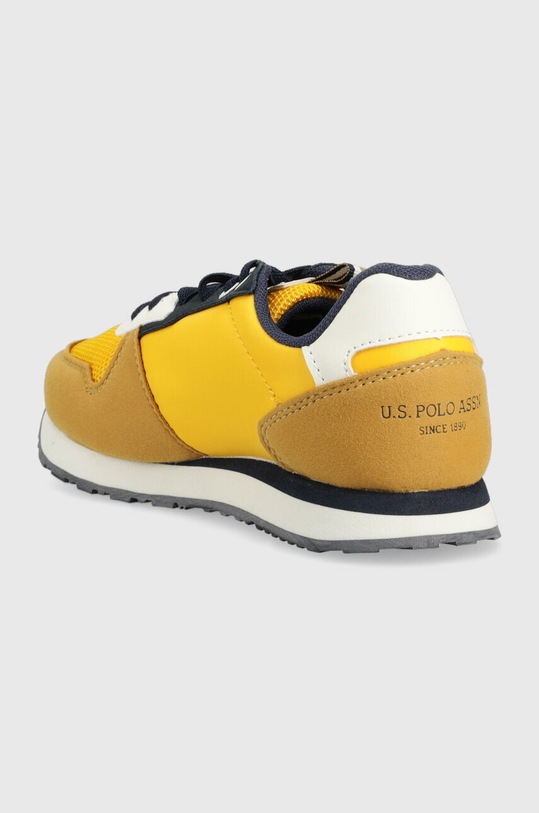Chłopiec U.S. Polo Assn. sneakersy dziecięce NOBIK008 żółty
