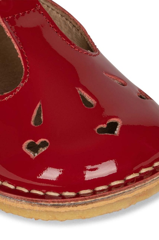 Хлопчик Дитячі шкіряні туфлі Konges Sløjd KS4974 червоний