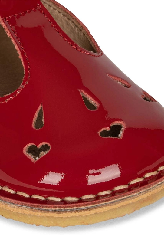 BIMBA Konges Sløjd scarpe basse in pelle bambini KS4974 rosso