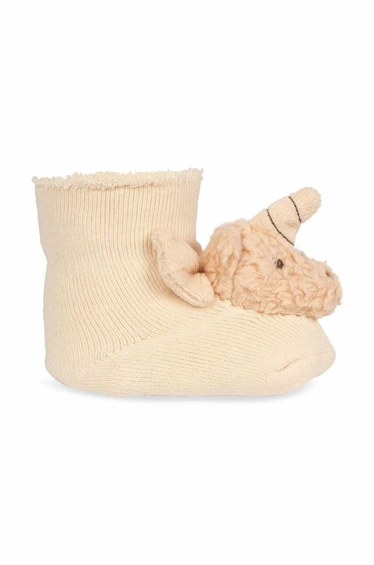 Kojenecké ponožky Konges Sløjd 2-pack KS4451 béžová SS23