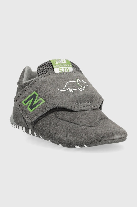 New Balance adidași pentru bebeluși 574 CV574 gri SS23