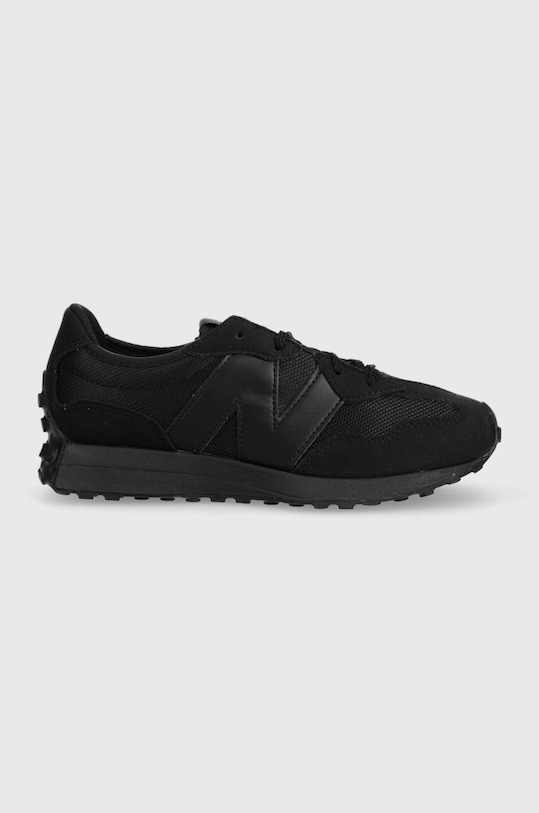 Dětské sneakers boty New Balance GS327CGW imitace semiše černá GS327