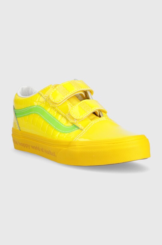 Παιδικά πάνινα παπούτσια Vans UY Old Skool V HARB CHBD VN0A38HDBK κίτρινο SS23