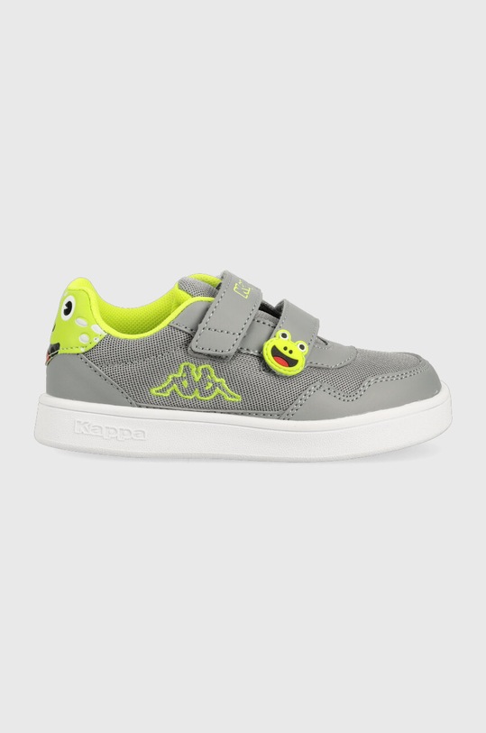 Dětské sneakers boty Kappa imitace kůže šedá 280023M