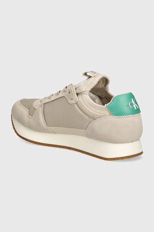 Încălțăminte Calvin Klein Jeans sneakers RUNNER SOCK LACEUP NY-LTH YM0YM00553 bej