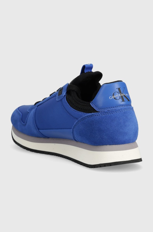 Взуття Кросівки Calvin Klein Jeans YM0YM00553 RUNNER SOCK LACEUP NY-LTH YM0YM00553 блакитний