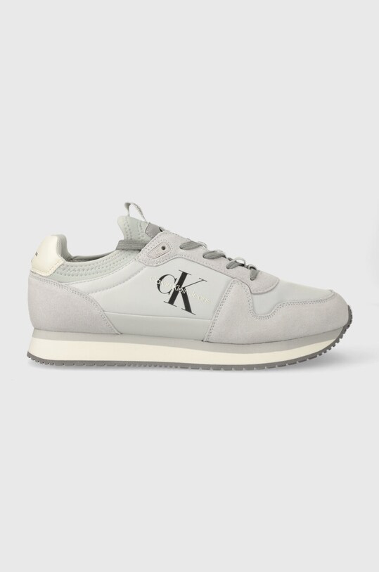 Calvin Klein Jeans sneakers RUNNER SOCK LACEUP NY-LTH textil gri YM0YM00553