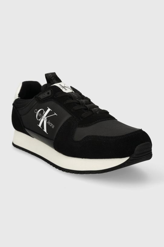 Calvin Klein Jeans sneakersy RUNNER SOCK LACEUP NY-LTH YM0YM00553 czarny AW24