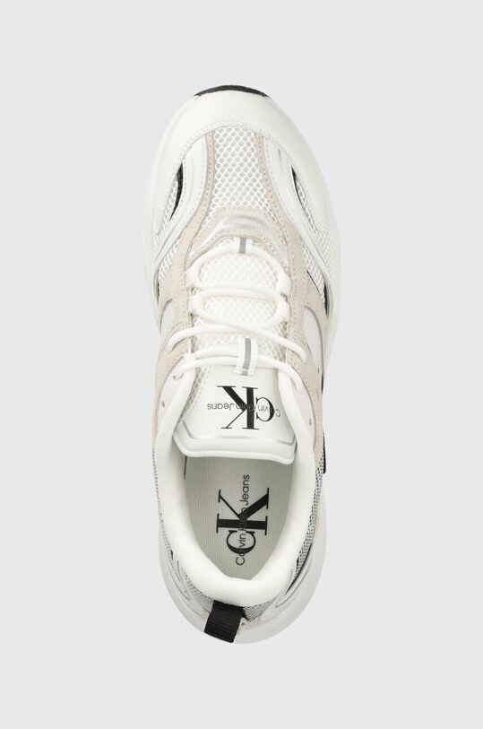 Αθλητικά Calvin Klein Jeans YM0YM00589 RETRO TENNIS SU-MESH λευκό YM0YM00589