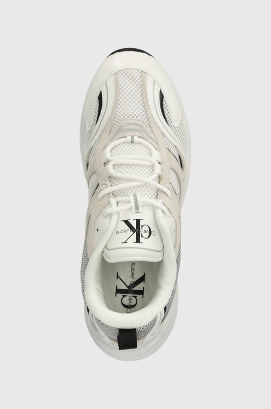 Αθλητικά Calvin Klein Jeans YM0YM00589 RETRO TENNIS SU-MESH λευκό YM0YM00589
