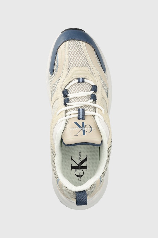 Tenisice Calvin Klein Jeans bež YM0YM00589