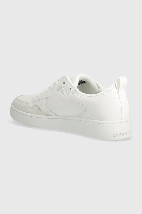 Παπούτσια Δερμάτινα αθλητικά παπούτσια Calvin Klein Jeans BASKET CUPSOLE LOW LTH MONO BASKET CUPSOLE LOW LTH MONO YM0YM00574 λευκό