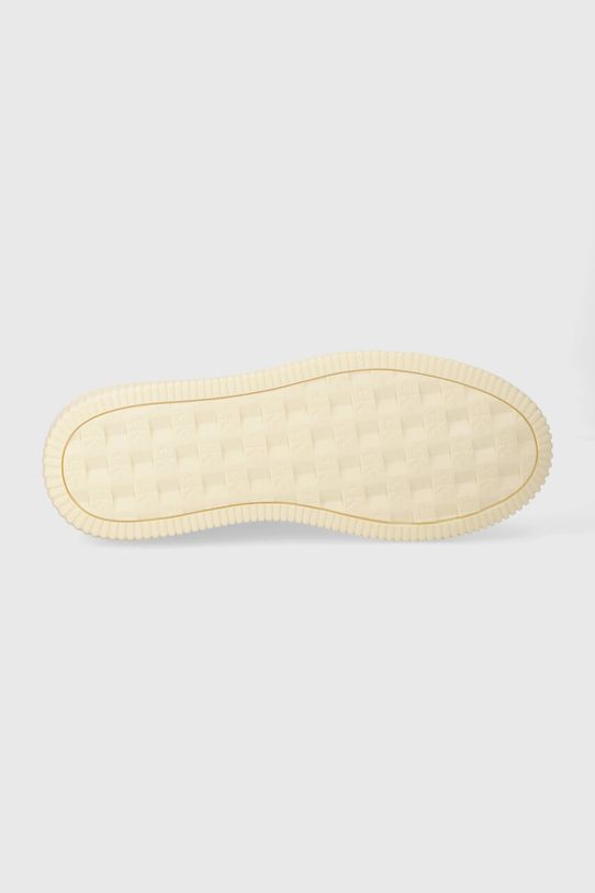Kožne tenisice Calvin Klein Jeans CHUNKY CUPSOLE MONOLOGO YM0YM00681 bijela