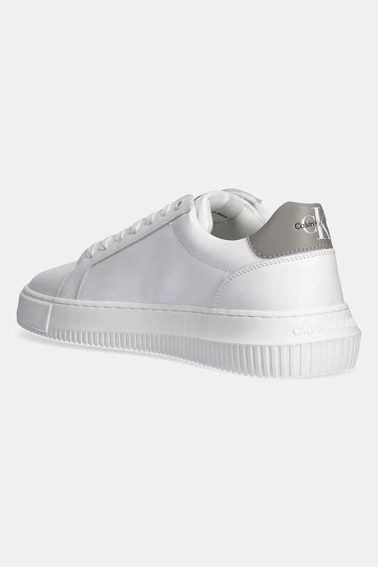 Obuv Kožené tenisky Calvin Klein Jeans YM0YM00681 CHUNKY CUPSOLE MONOLOGO YM0YM00681 biela