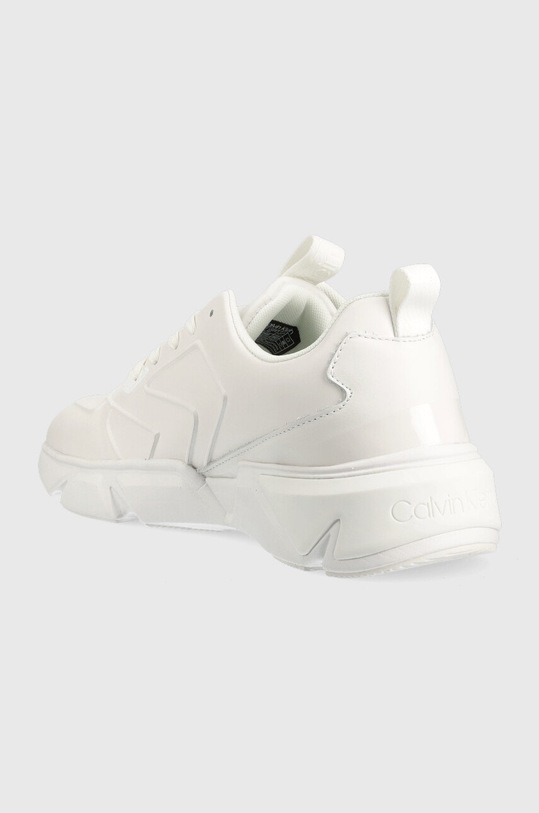 Obuwie Calvin Klein sneakersy skórzane LOW TOP LACE UP LTH HF HM0HM00995 biały