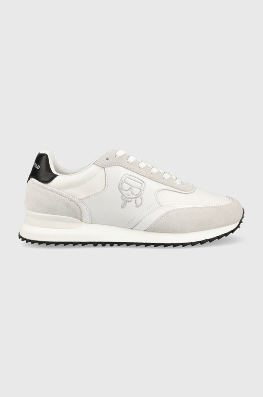 Karl Lagerfeld sneakersy VELOCITOR II skóra zamszowa biały KL52932.311