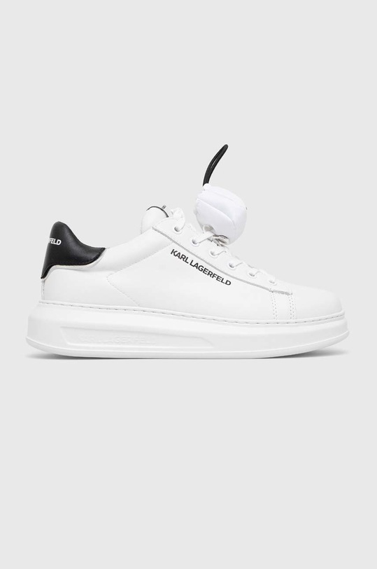 Karl Lagerfeld sneakersy skórzane KL52526 KAPRI MENS Planet friendly biały KL52526.011