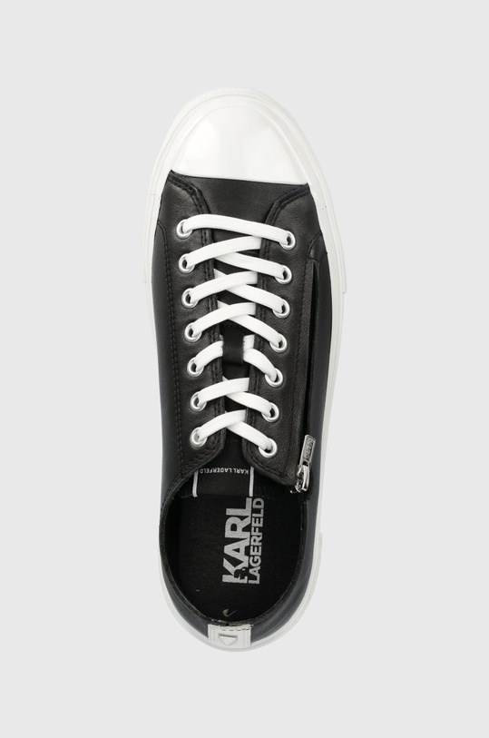 Karl Lagerfeld tenisówki skórzane KAMPUS III czarny KL50325.000
