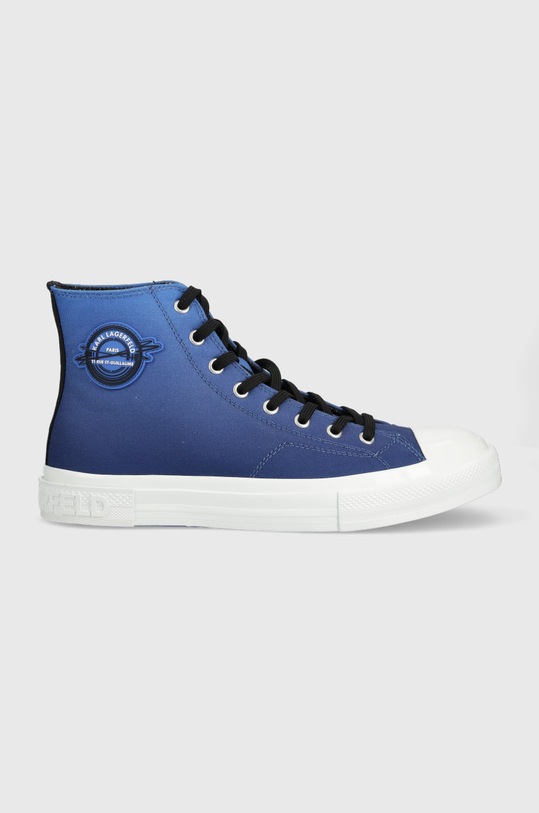 Karl Lagerfeld trampki KAMPUS III syntetyczny niebieski KL50366.9BB