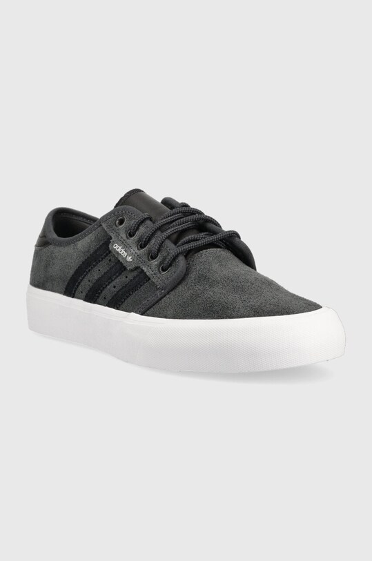 adidas Originals tenisi din piele intoarsa GX2075 negru AW23