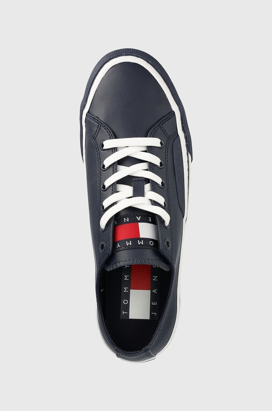 Tommy Jeans tenisówki LEATHER VULC TJM ESS granatowy EM0EM01047
