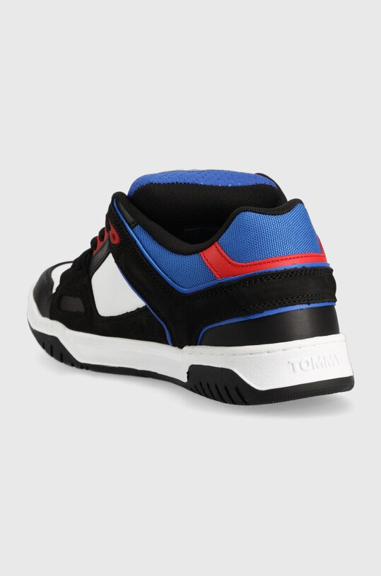 Boty Kožené tenisky Tommy Jeans Skate Sneaker EM0EM01134 černá