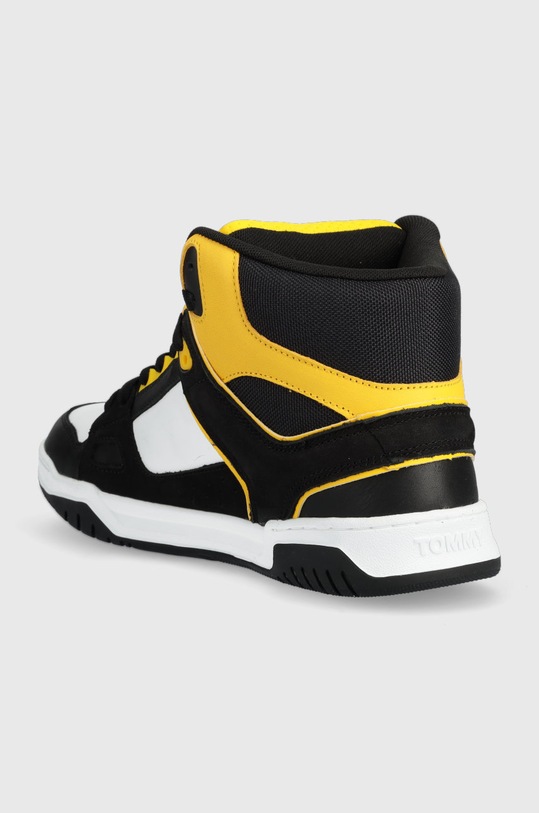Cipők Tommy Jeans bőr sportcipő Em0em01108 Tommy Jeans Mid Cut Droid EM0EM01108 sárga